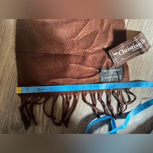 Vintage Christian Dior  Monsieur Paris Cashmere Scarf - Picture 6 of 6